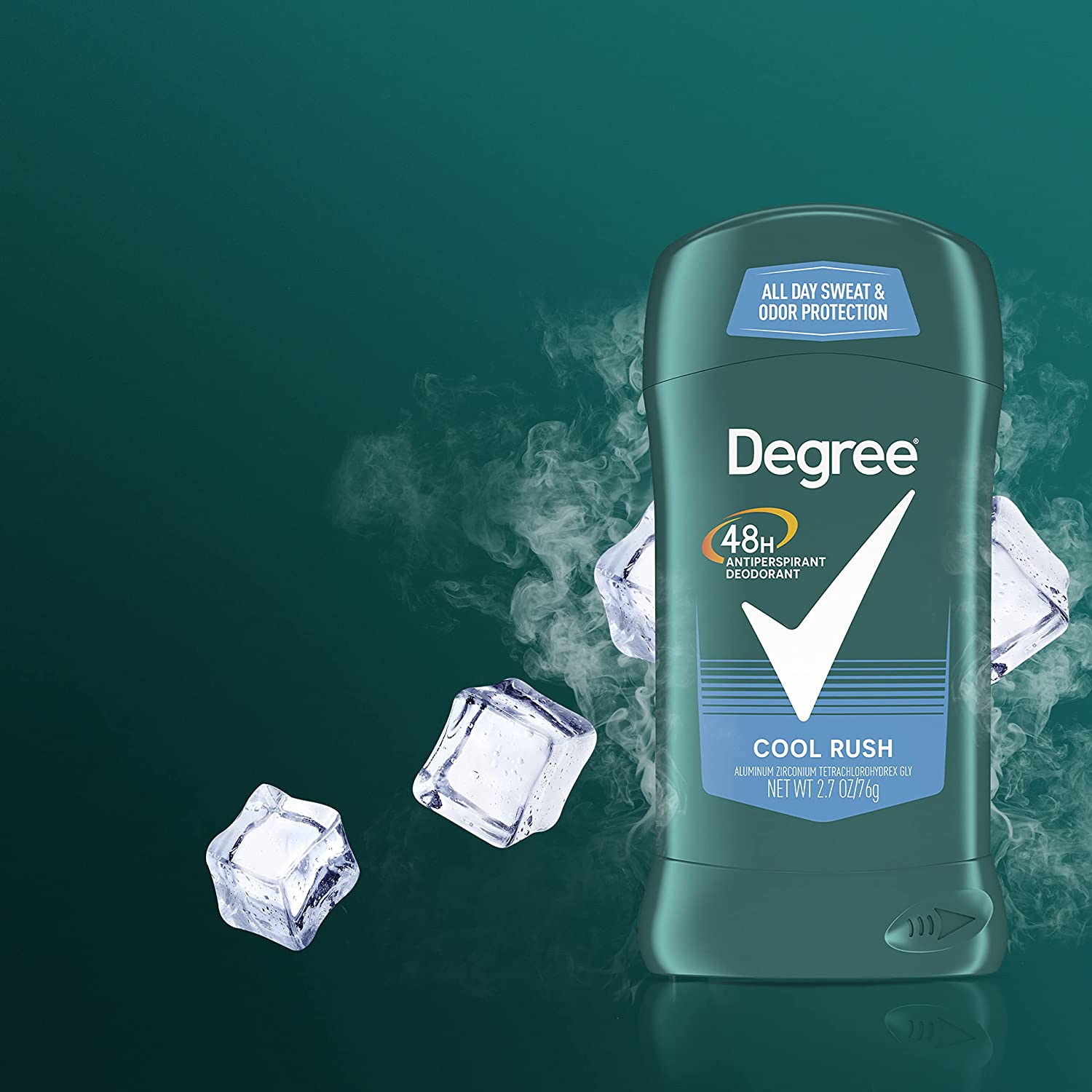 Degree Men Antiperspirant Deodorant 48-Hour Odor Protection Cool Rush Mens Deodorant Stick 2.7 oz, Pack of 6 - Image 15